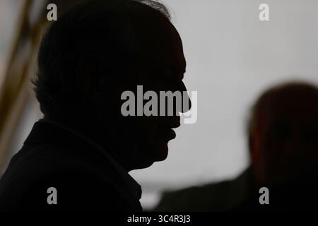 20. September 2018 - Sao Paulo, Sao Paulo, Brasilien - Sao Paulo, Sao Paulo, Brasilien - September 2018 - der Kandidat der Demokratischen Arbeiterpartei für die Präsidentschaft Brasiliens, CIRO GOMES, während eines Treffens mit Vertretern des brasilianischen Architekteninstituts in SÃ Paulo (Bild: © Marcelo Chello/ZUMA Wire) Stockfoto