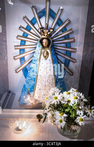 Virgen de Lujan, Iglesia de San Antonio de Padua, San Antonio de Areco, Provincia de Buenos Aires, Argentinien Stockfoto