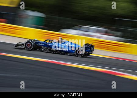 Spa, Belgien - 27. JUL 2025, #55 Carlos Sainz (SPA, Williams), Formel 1 Grand Prix von Belgien Stockfoto