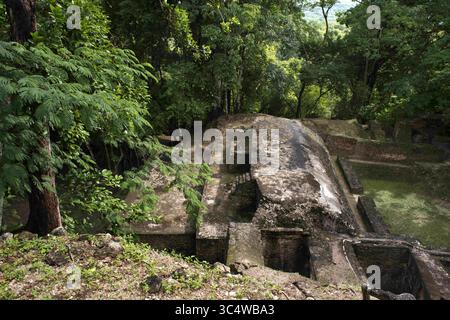 November 2016 - Belize - Ruinen der maya von Cahal Pech, nahe San Ignacio, Cayo, West Belize, Mittelamerika (Bildausweis: © Sergi Reboredo/ZUMA Wire) Stockfoto