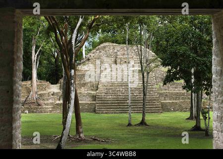 November 2016 - Belize - Ruinen der maya von Cahal Pech, nahe San Ignacio, Cayo, West Belize, Mittelamerika (Bildausweis: © Sergi Reboredo/ZUMA Wire) Stockfoto