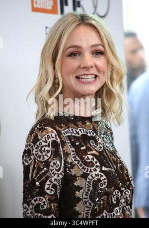 September 30, 2018 - New York, New York, USA - CAREY MULLIGAN nimmt an der NYFF56 New York Premiere von 'Wildlife' Teil,.Alice Tully Hall, Lincoln Center, NYC.September 30, 2018,.Fotos von , Photos Inc (Kreditbild: © Sonia Moskowitz/Globe Photos via ZUMA Wire) Stockfoto