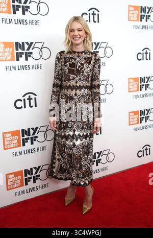 September 30, 2018 - New York, New York, USA - CAREY MULLIGAN nimmt an der NYFF56 New York Premiere von 'Wildlife' Teil,.Alice Tully Hall, Lincoln Center, NYC.September 30, 2018,.Fotos von , Photos Inc (Kreditbild: © Sonia Moskowitz/Globe Photos via ZUMA Wire) Stockfoto