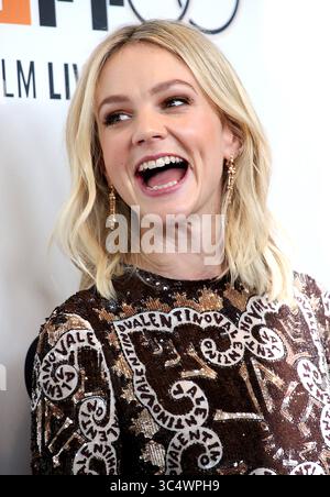 September 30, 2018 - New York, New York, USA - CAREY MULLIGAN nimmt an der NYFF56 New York Premiere von 'Wildlife' Teil,.Alice Tully Hall, Lincoln Center, NYC.September 30, 2018,.Fotos von , Photos Inc (Kreditbild: © Sonia Moskowitz/Globe Photos via ZUMA Wire) Stockfoto