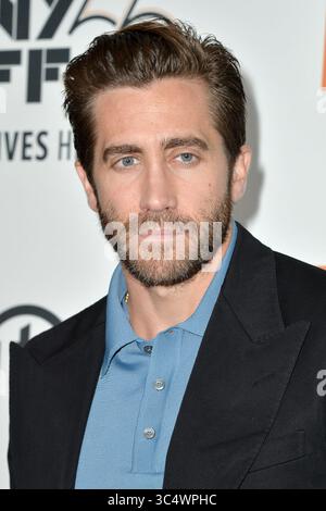 30. September 2018 – New York, NY, USA – 30. September 2018 New York City. Jake Gyllenhaal besuchte die Premiere von Wildlife beim New York Film Festival im Lincoln Center am 30. September 2018 in New York City. (Foto: © Kristin Callahan/Ace Pictures via ZUMA Press) Stockfoto