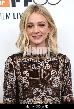 September 30, 2018 - New York, New York, USA - CAREY MULLIGAN nimmt an der NYFF56 New York Premiere von 'Wildlife' Teil,.Alice Tully Hall, Lincoln Center, NYC.September 30, 2018,.Fotos von , Photos Inc (Kreditbild: © Sonia Moskowitz/Globe Photos via ZUMA Wire) Stockfoto