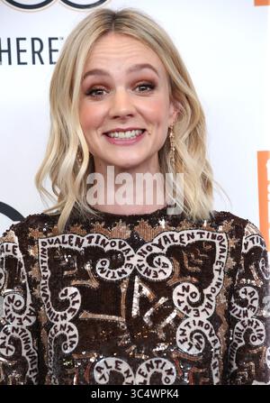 September 30, 2018 - New York, New York, USA - CAREY MULLIGAN nimmt an der NYFF56 New York Premiere von 'Wildlife' Teil,.Alice Tully Hall, Lincoln Center, NYC.September 30, 2018,.Fotos von , Photos Inc (Kreditbild: © Sonia Moskowitz/Globe Photos via ZUMA Wire) Stockfoto