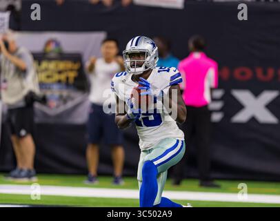 7. Oktober 2018 - Houston, Texas, USA - Dallas Cowboys Wide Receiver Deonte Thompson (15) während des Eröffnungsspiels des NFL-Spiels zwischen den Dallas Cowboys und den Houston Texans am 7. Oktober 2018 im NRG Stadium in Houston, Texas. Houston Texans besiegen die Dallas Cowboys mit 19:16. â Maria Lysaker-ZUMA Press (Foto: © Maria Lysaker/ZUMA Wire) Stockfoto