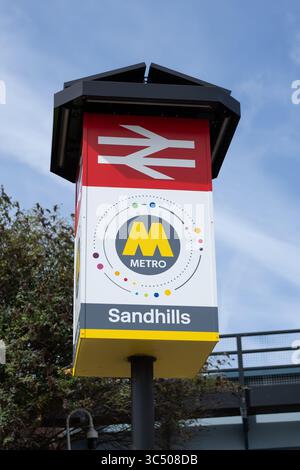 Sandhills Bahnhof Liverpool UK Stockfoto