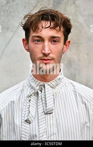 LONDON, GROSSBRITANNIEN. Juli 2025. Jamie Bisping bei der Filmpremiere „Alien Earth“ im Barbican Centre, London, Großbritannien. (Foto von 李世惠/siehe Li/Picture Capital) Credit: Siehe Li/Picture Capital/Alamy Live News Stockfoto