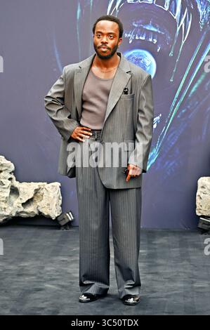 LONDON, GROSSBRITANNIEN. Juli 2025. Jonathon Ajayi bei der Filmpremiere „Alien Earth“ im Barbican Centre, London, Großbritannien. (Foto von 李世惠/siehe Li/Picture Capital) Credit: Siehe Li/Picture Capital/Alamy Live News Stockfoto