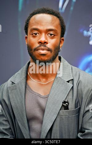 LONDON, GROSSBRITANNIEN. Juli 2025. Jonathon Ajayi bei der Filmpremiere „Alien Earth“ im Barbican Centre, London, Großbritannien. (Foto von 李世惠/siehe Li/Picture Capital) Credit: Siehe Li/Picture Capital/Alamy Live News Stockfoto