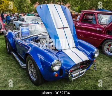 29. April 2017, Moab, Utah, USA: Ein restaurierter und modifizierter Ford AC Cobra aus dem Jahr 1967 auf der Moab April Action Car Show in Moab, Utah. (Kreditbild: © Jon G. Fuller / Vwpics/VW Pics via ZUMA Wire) Stockfoto