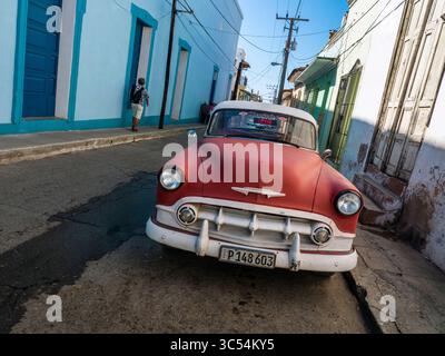 Dezember 2019, Trinidad, Sancti Spiritus, Kuba: Oldtimer auf den Straßen von Tinidad Kuba (Bild: © Milo Hess/ZUMA Wire) Stockfoto