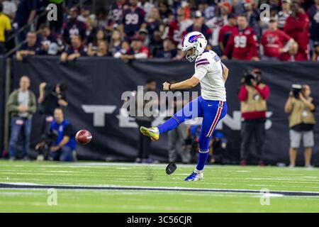 Januar 2020, Houston, Texas, USA: 4. Januar 2020: Stephen Hauschka (4) beim Wildcard-Spiel gegen die Houston Texans im NRG Stadium in Houston, Texas. Maria Lysaker / ZUMA Press. (Bild: © Maria Lysaker/ZUMA Wire) Stockfoto