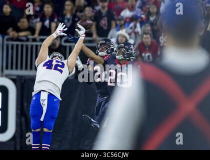 Januar 2020, Houston, Texas, USA: 4. Januar 2020: Wildcard-Spiel im NRG Stadium in Houston, Texas. Maria Lysaker / ZUMA Press. (Bild: © Maria Lysaker/ZUMA Wire) Stockfoto