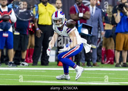 Januar 2020, Houston, Texas, USA: 4. Januar 2020: Buffalo Bills Wide Receiver Cole Beasley (10) während des Wildcard-Spiels gegen die Houston Texans im NRG Stadium in Houston, Texas. Maria Lysaker / ZUMA Press. (Bild: © Maria Lysaker/ZUMA Wire) Stockfoto