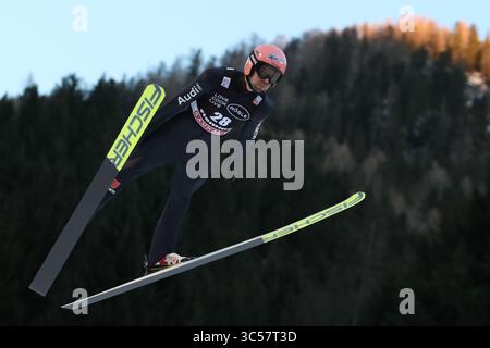 FIS Skispringen-Weltmeisterschaft in Predazzo, Italien am 11. Januar 2020, ist Pius Paschke (GER) in Aktion. .Foto: Pierre Teyssot / Espa-images(Credit Image: &Copy; ESPA Photo Agency/CSM via ZUMA Wire) Stockfoto