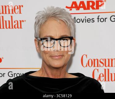 11. Januar 2020, Beverly Hills, CA, USA: BEVERLY HILLS, KALIFORNIEN – 11. JANUAR: Jamie Lee Curtis nimmt am 11. Januar 2020 an den 19. jährlichen Filmen für Erwachsene im Beverly Wilshire, Einem Four Seasons Hotel, Teil. Foto: Crash/imageSPACE (Foto: © Imagespace via ZUMA Wire) Stockfoto
