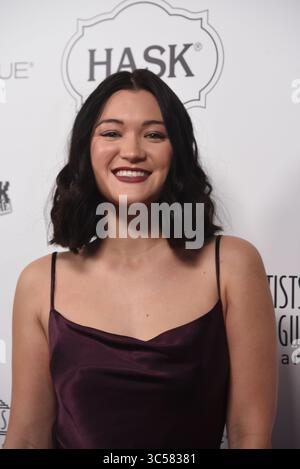 11. Januar 2020, Los Angeles, CA, USA: ISA Briones beim 7. Jährlichen Make-up Artists & Hair Stylists Guild Awards beim Novo at LA Live in Downtown Los Angeles, CA am 11. Januar 2020. Foto: Annie Lesser/imageSPACE (Foto: © Imagespace via ZUMA Wire) Stockfoto
