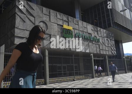 Januar 2020, Rio de Janeiro, Rio de Janeiro, Brasilien: Januar, 16.., 2020, Rio de Janeiro, Petrobras Hauptquartier, Innenstadt. (Bild: © Fabio Teixeira/ZUMA Wire) Stockfoto