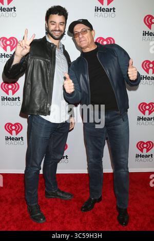 17. Januar 2020, Burbank, CA, USA: LOS ANGELES - 17. JAN: Kris Van Damme und Jean-Claude Van Damme bei den iHeartRadio Podcast Awards 2020 im iHeart Theater am 17. Januar 2020 in Burbank, CA (Credit Image: © Kathy Hutchins via ZUMA Wire) Stockfoto