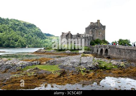 Eilean Donna Castle in Highlands, Schottland Stockfoto
