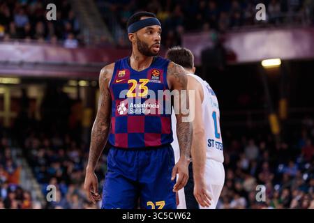 BARCELONA, SPANIEN - JANUAR 30: Malcom Delaney vom FC Barcelona in Aktion während des EuroLeague-Basketballspiels zwischen dem FC Barcelona Lassa und Zenit St Petersburg am 30. Januar 2020 in Barcelona. (Foto von DAX/ESPA-Images)(Credit Image: &Copy; ESPA Photo Agency/CSM via ZUMA Wire) Stockfoto