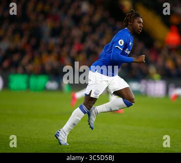 WATFORD, ENGLAND - 1. FEBRUAR: Moise Kean von Everton während des Premier League-Spiels zwischen Watford und Everton am 1. Januar 2020 im Vicarage Road Stadium in Watford, England. (Foto von AFS/Espa-Images)(Credit Image: &Copy; ESPA Photo Agency/CSM via ZUMA Wire) Stockfoto