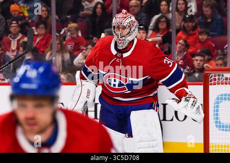 1. Februar 2020: Montreal Canadiens Torwart Carey Price (31) verfolgt das Spiel während des Spiels der Florida Panthers bei Montreal Canadiens im Bell Centre in Montreal, Quebec. David Kirouac/CSM(Credit Image: &Copy; David Kirouac/CSM via ZUMA Wire) Stockfoto