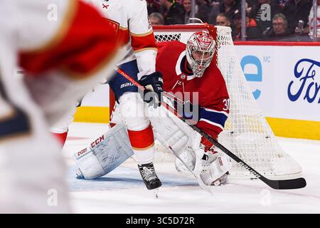 1. Februar 2020: Montreal Canadiens Torwart Carey Price (31) verfolgt das Spiel während des Spiels der Florida Panthers bei Montreal Canadiens im Bell Centre in Montreal, Quebec. David Kirouac/CSM(Credit Image: &Copy; David Kirouac/CSM via ZUMA Wire) Stockfoto