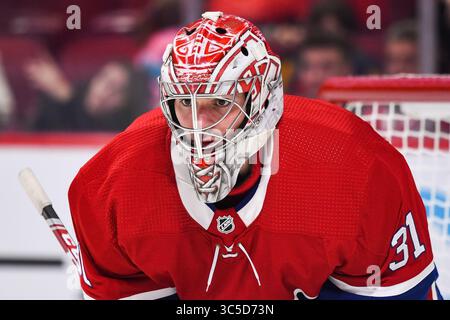 1. Februar 2020: Sieh dir den Montreal Canadiens Torwart Carey Price (31) beim Spiel der Florida Panthers im Bell Centre in Montreal an. David Kirouac/CSM(Credit Image: &Copy; David Kirouac/CSM via ZUMA Wire) Stockfoto