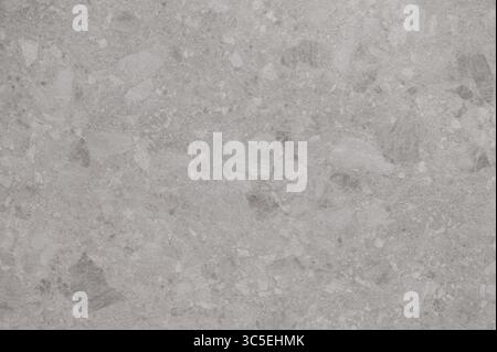 Luxuriöser grauer Betonstein, Steintisch, Schreibtisch, Blick, Grunge, nahtloser Marmor Stockfoto