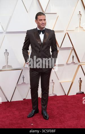 Februar 2020, Hollywood, Kalifornien, USA: OMAR SHARIF JR. Kommt auf dem roten Teppich der 92. Oscars im Dolby Theatre in Hollywood, KALIFORNIEN am Sonntag, den 9. Februar 2020. (Kreditbild: © AMPAS/ZUMA Wire/ZUMAPRESS.com) Stockfoto