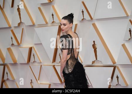 9. Februar 2020, Los Angeles, Kalifornien, USA: ROONEY MARA während der Ankunft des roten Teppichs für die 92. Academy Awards, verliehen von der Academy of Motion Picture Arts and Sciences (AMPAS), im Dolby Theatre in Hollywood. (Bild: © Kevin Sullivan via ZUMA Wire) Stockfoto