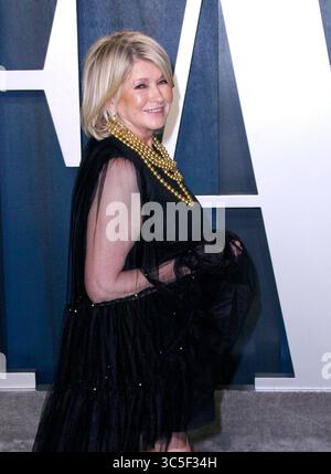 Februar 2020, Beverly Hills, CA, USA: BEVERLY HILLS, KALIFORNIEN – 9. FEBRUAR: Martha Stewart nimmt am 9. Februar 2020 an der Vanity Fair Oscar Party 2020 im Wallis Annenberg Center for the Performing Arts in Beverly Hills Teil. Foto: Crash/imageSPACE (Foto: © Imagespace via ZUMA Wire) Stockfoto