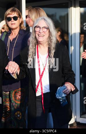 Patti Smith besucht am 29. August 2024 die Premiere des BeetleJuice BeetleJuice während des 81. Internationalen Filmfestivals von Venedig (Mostra del Cinema di Venezia) im Hotel Excelsior in Venedig (Italien) (Foto: Alessandro Bremec/NurPhoto). Stockfoto