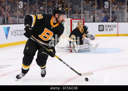Februar 2020; Boston, MA, USA; Matt Grzelcyk (48) während des Spiels zwischen den Detroit Red Wings und Boston Bruins im TD Garden. Anthony Nesmith/CSM(Credit Image: &Copy; Anthony Nesmith/CSM via ZUMA Wire) Stockfoto