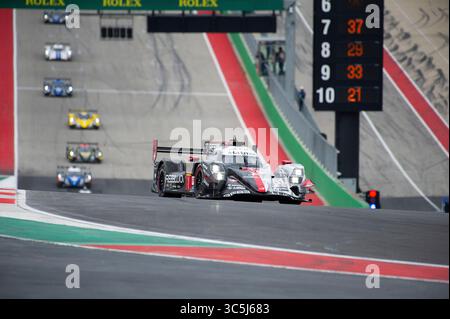 23. Februar 2020: Rebellion Racing Bruno Senna (Fahrer 1), Gustavo Menezes (Fahrer 2) und Norman NATO (Fahrer 3) mit LMP1 #01 fahren die Rebellion R13 Gibson auf dem Lone Star Le Mans – 6 Stunden Circuit of the Americas in Austin, Texas. Mario Cantu/CSM(Kreditbild: &Copy; Mario Cantu/CSM via ZUMA Wire) Stockfoto