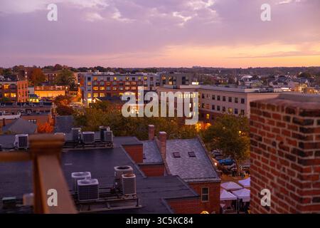 Skyline der Stadt Salem Massachusetts Stockfoto