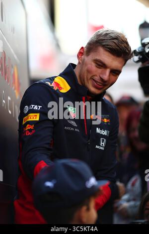 21. Februar 2020, Barcelona, Spanien: #33 Max Verstappen Aston Martin Red Bull Racing Honda. Formel-1-Weltmeisterschaft 2020, . (Bild: © Federico Basile/ZUMA Wire/ZUMAPRESS.com) Stockfoto