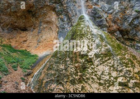 Slap Rinka (Rinka-Wasserfall) in Slowenien Stockfoto