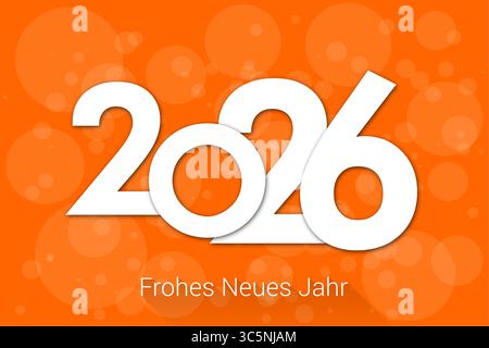2026 - Happy New Year 2026 Stock Vektor
