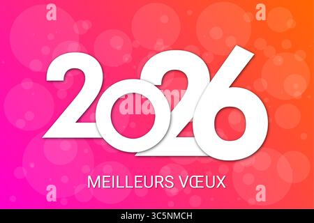 2026 - Happy New Year 2026 Stock Vektor
