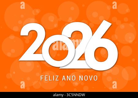 2026 - Happy New Year 2026 Stock Vektor