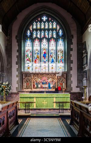 St. Mary, Die Jungfrau Kirche, Die Grüne, Westerham, Kent Stockfoto