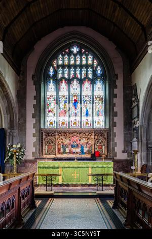 St. Mary, Die Jungfrau Kirche, Die Grüne, Westerham, Kent Stockfoto