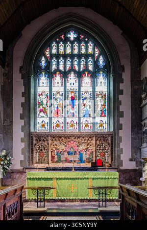 St. Mary, Die Jungfrau Kirche, Die Grüne, Westerham, Kent Stockfoto