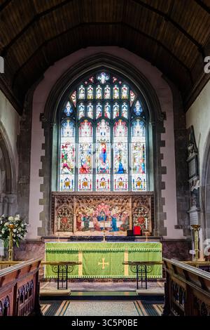 St. Mary, Die Jungfrau Kirche, Die Grüne, Westerham, Kent Stockfoto