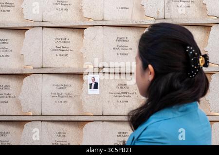 September 2009, New York, New York, USA: Memorial am 11. September auf Staten Island, Ansichten von Manhattan, Staten Island, New York, Vereinigte Staaten (Bild: © Sergi ReboredoZUMA Wire) Stockfoto